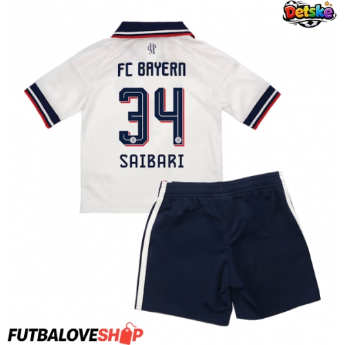 Dres Bayern Munich Ismael Saibari #34 Preč pre deti 2026-27 Krátky Rukáv (+ trenírky)